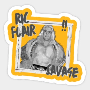 ric flair savage Sticker